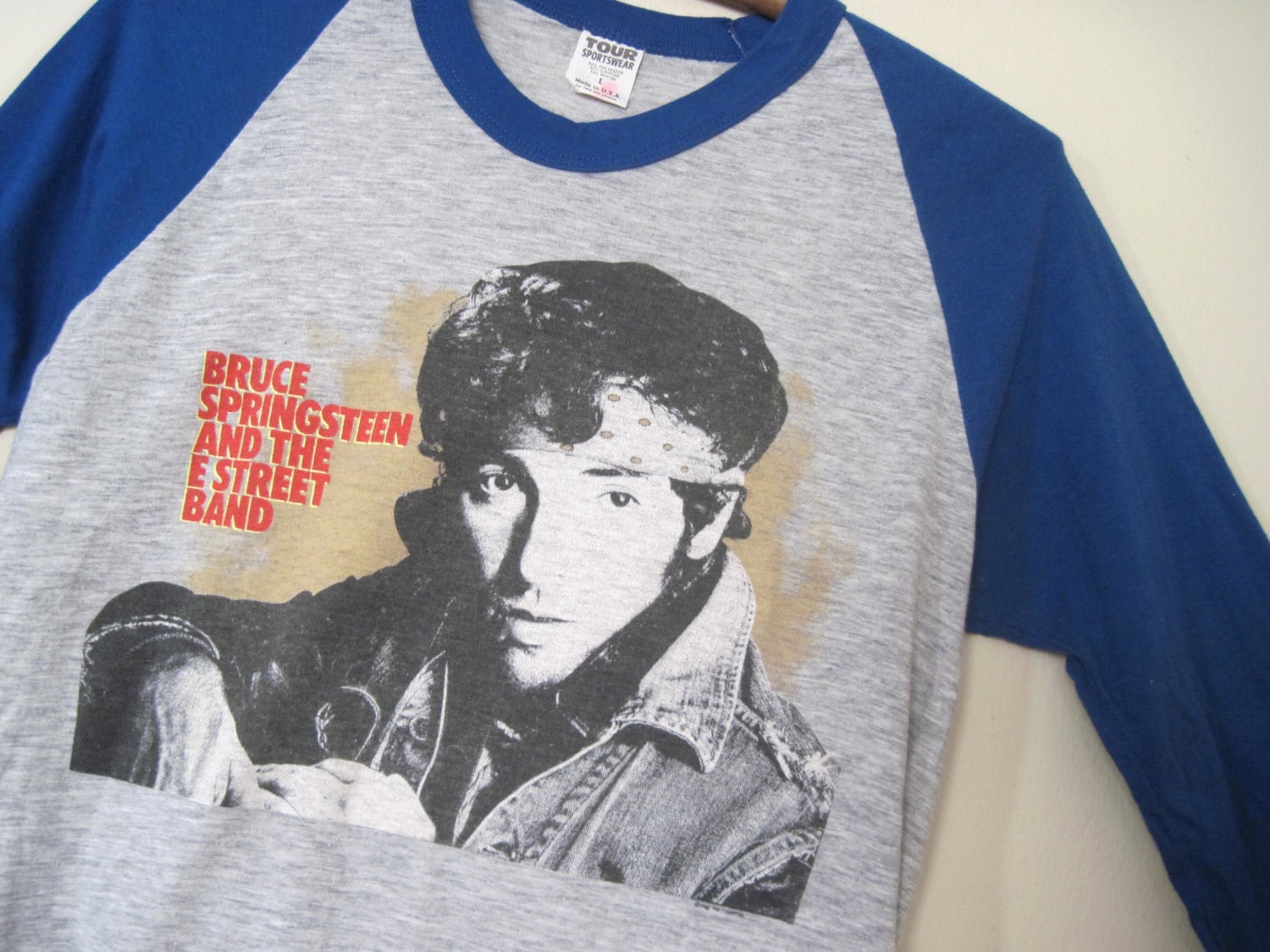 1980s Bruce Springsteen + the E Street Band World Tour T Shirt, 84 