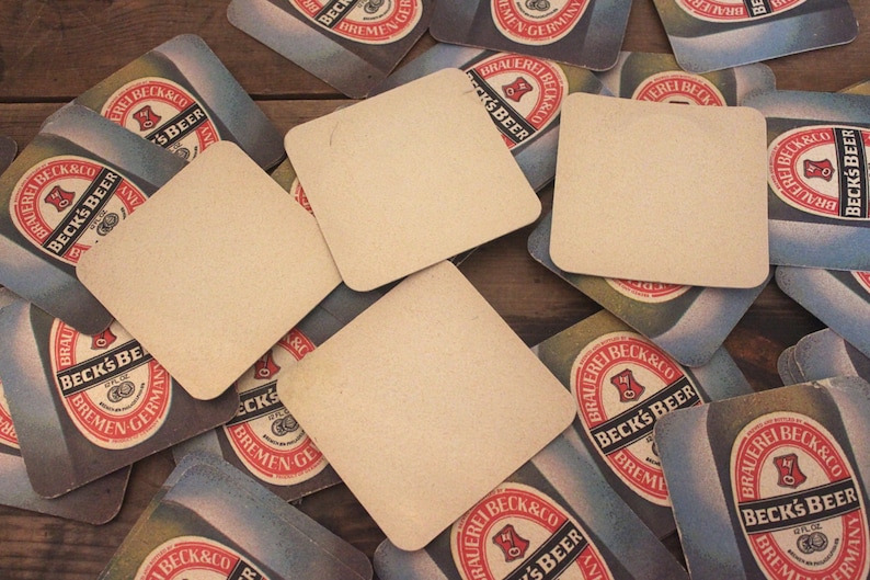 Bremen Germany retro bar set of 34 coasters German brewery vintage 1960s bar coasters BECK/'S BEER Brauerei Beck /& Co