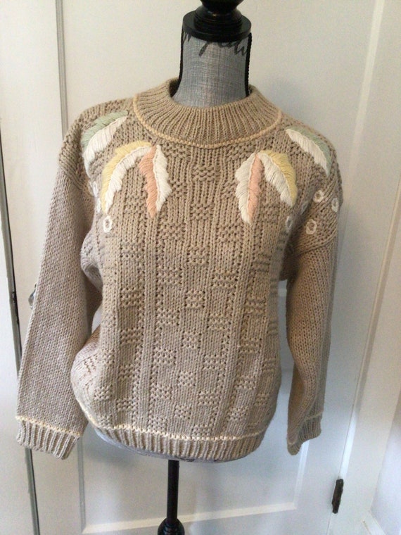 Vintage Shenanigans hand knit sweater