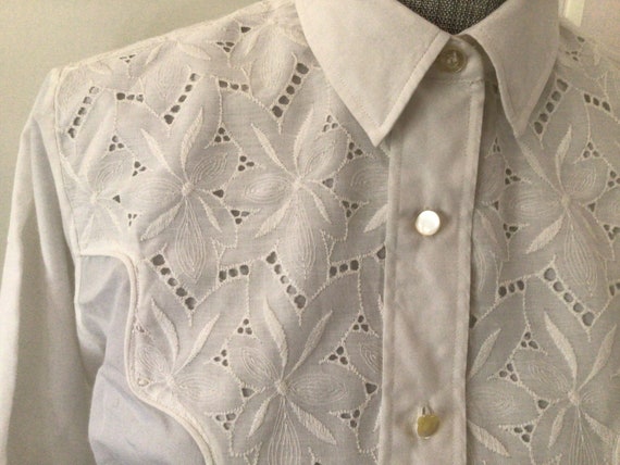 Vintage H Bar C western shirt - image 4