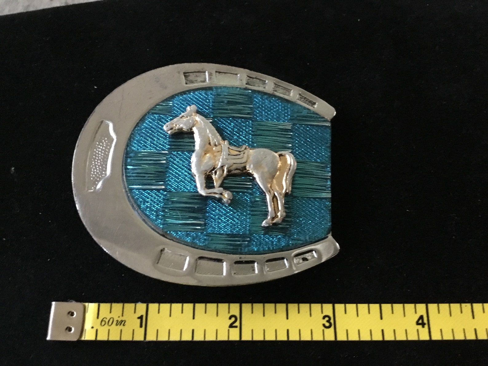 Vintage horse belt buckle | Etsy