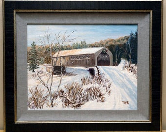 Covered Bridge, Northern Vermont