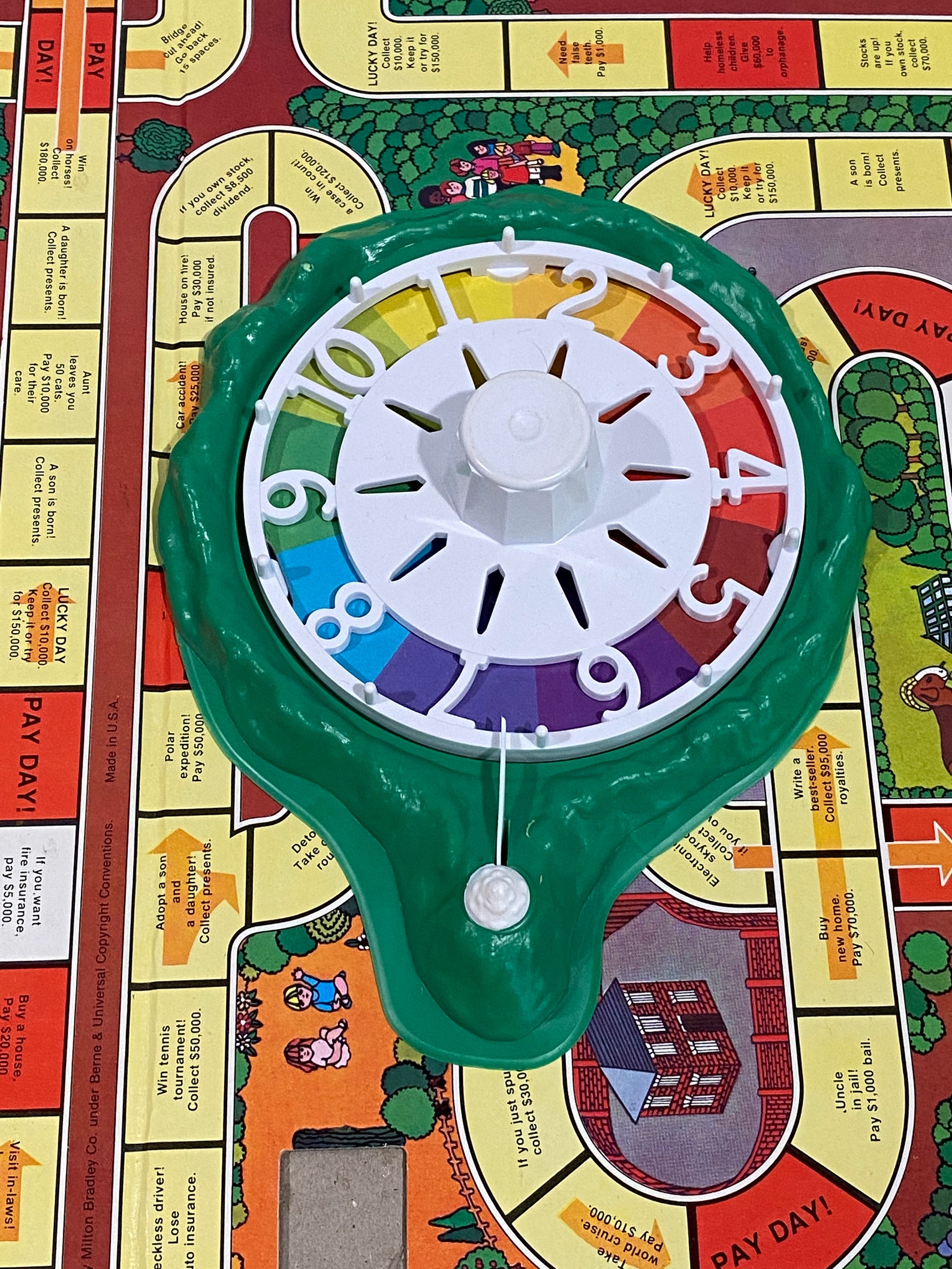 Game Of Life VINTAGE Spinner Replacement Set Board Game Etsy