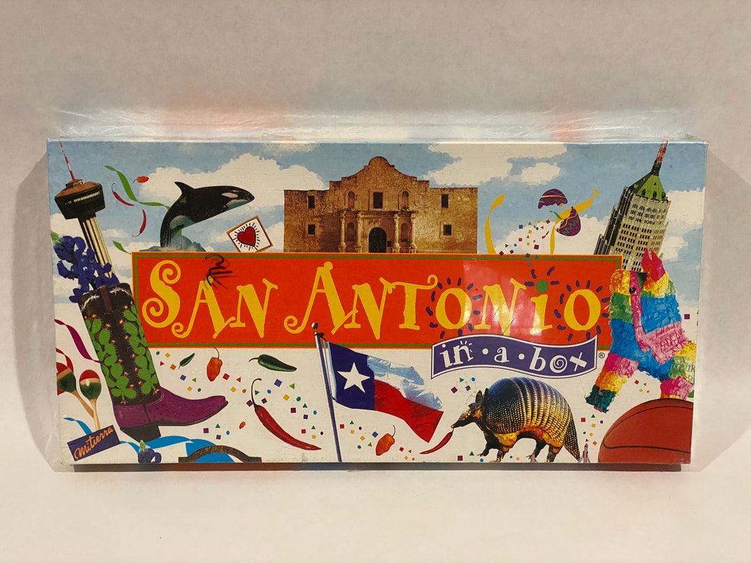 Vintage Late for the Sky SAN ANTONIO in a Box Landmark Game SEALED in