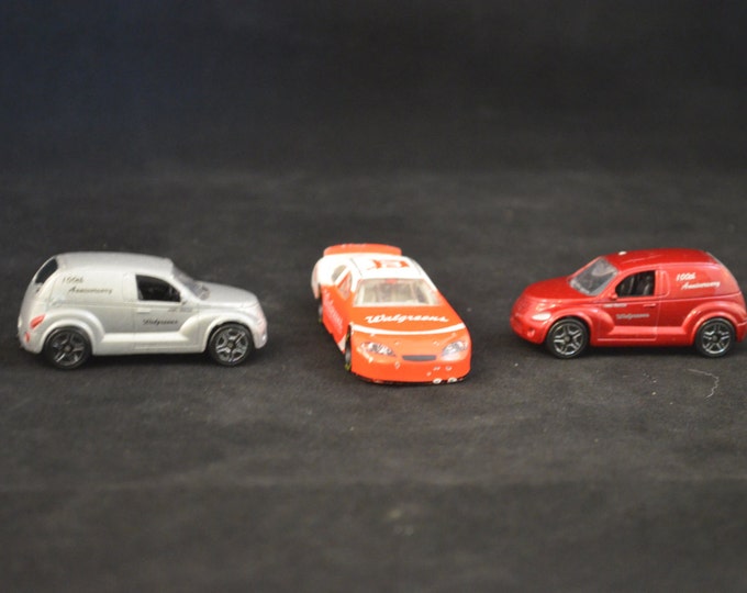 Vintage Lot of 3 Walgreens Pharmacy Promotional Diecast Cars Etsy