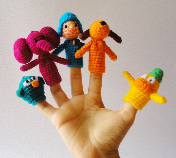 Finger puppets / fidget toys for kids / travel sensory toy / Etsy