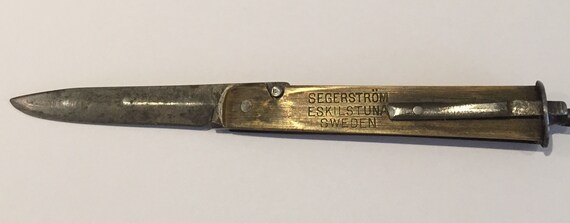 ●稀少VINTAGE KNIFE&#34; ROSTFRI &#34;MADE IN SWEDEN POHLBERG ESKILSTUNA,ビンテージナイフ　（ｙ1629-428）outdoor, camping, Vintage Swedish Jernbolaget Eskilstuna Rostfri Stag Handled