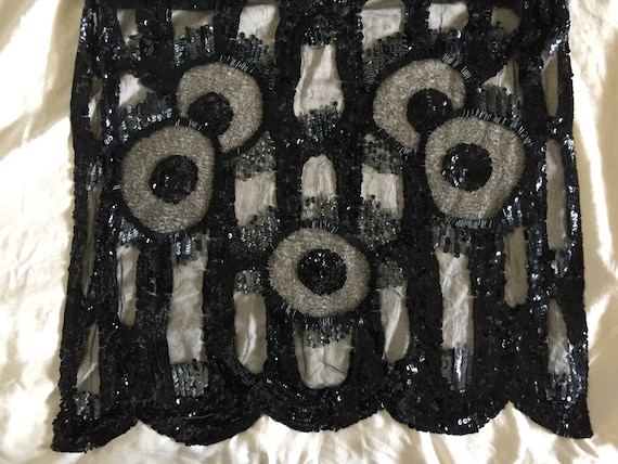 RARE Condition! Antique 1920's Art Deco TABARD Bla