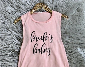 bride's babes Bachelorette Party Shirts, Bridal Party Shirts, Babes, Bachelorette Party Shirts, Bridesmaid Shirts, Bride Shirt Tanks