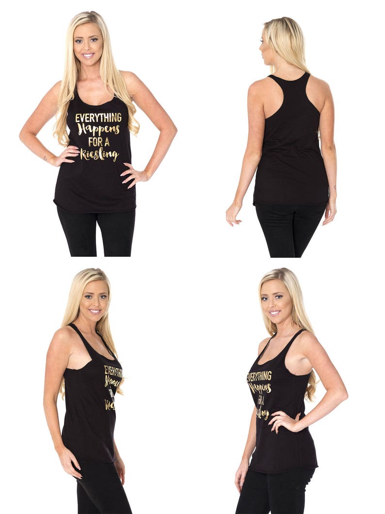 Bachelorette Champagne sayings on Racerback Tank Top Gold Foil // Bachelorette Party Tank Tops,Bachelorette Party, Bachelorette, Bride 6001 image 3