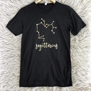 Constellation, horoscope sign, Zodiac, astrology shirts, Bachelorette Party Shirts / Birthday gift for her, Bachelorette Shirts, Capricorn image 2