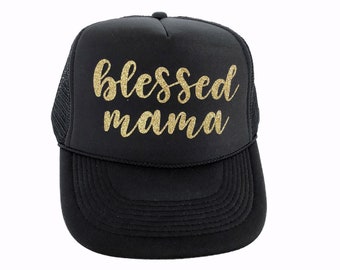 Mom life trucker hat / Blessed mama / SQUAD hats / Mom2 / Mom to be gift / Mom of girls / mom of boys / Momlife / mama bear / mom squad