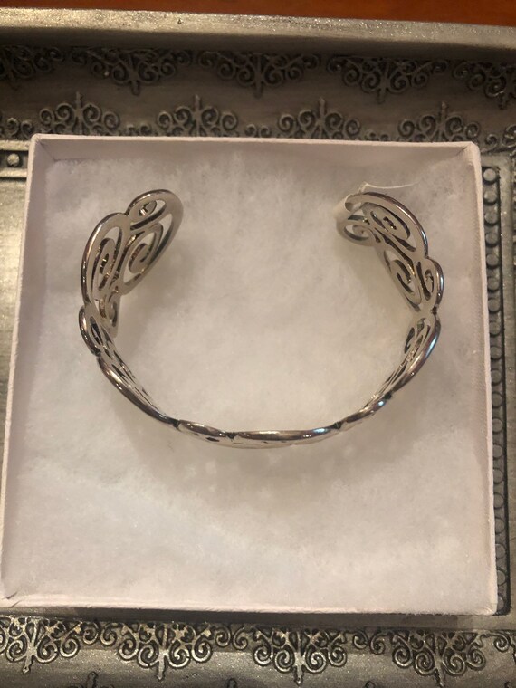 Sterling Silver Cuff Bracelet - image 3
