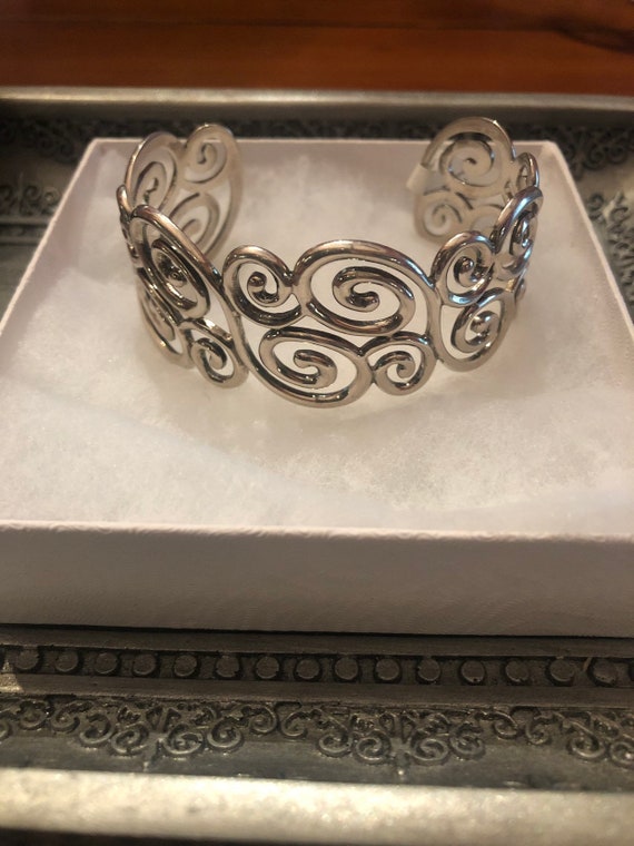 Sterling Silver Cuff Bracelet - image 4