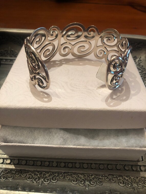 Sterling Silver Cuff Bracelet - image 5