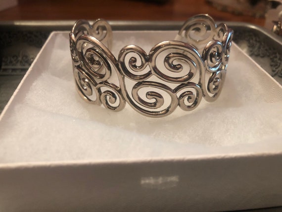 Sterling Silver Cuff Bracelet - image 1