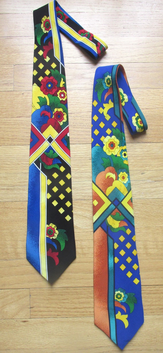 Rush Limbaugh vintage silk ties - matching set, g… - image 1