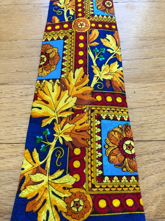 Rush Limbaugh vintage silk tie - Patchwork ivy - … - image 3