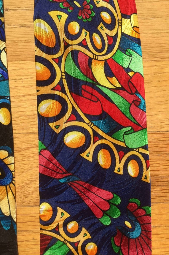 Rush Limbaugh vintage silk ties - matching set, r… - image 5