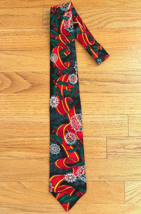 Rush Limbaugh Christmas Necktie - vintage silk tie