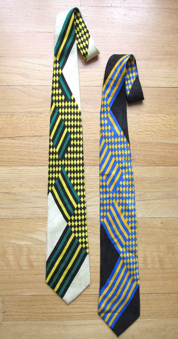 Rush Limbaugh vintage silk ties - matching set, w… - image 1