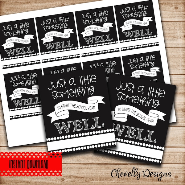 Back to School Gift Tags | Sanitizer Tags | Disinfecting Wipes Tag | Stay Healthy Teacher Survival Kit Tags | HT-BTS001 - INSTANT DOWNLOAD