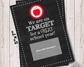 gift card printable target teacher appreciation thank instant keeping holder chick chickfila shipping