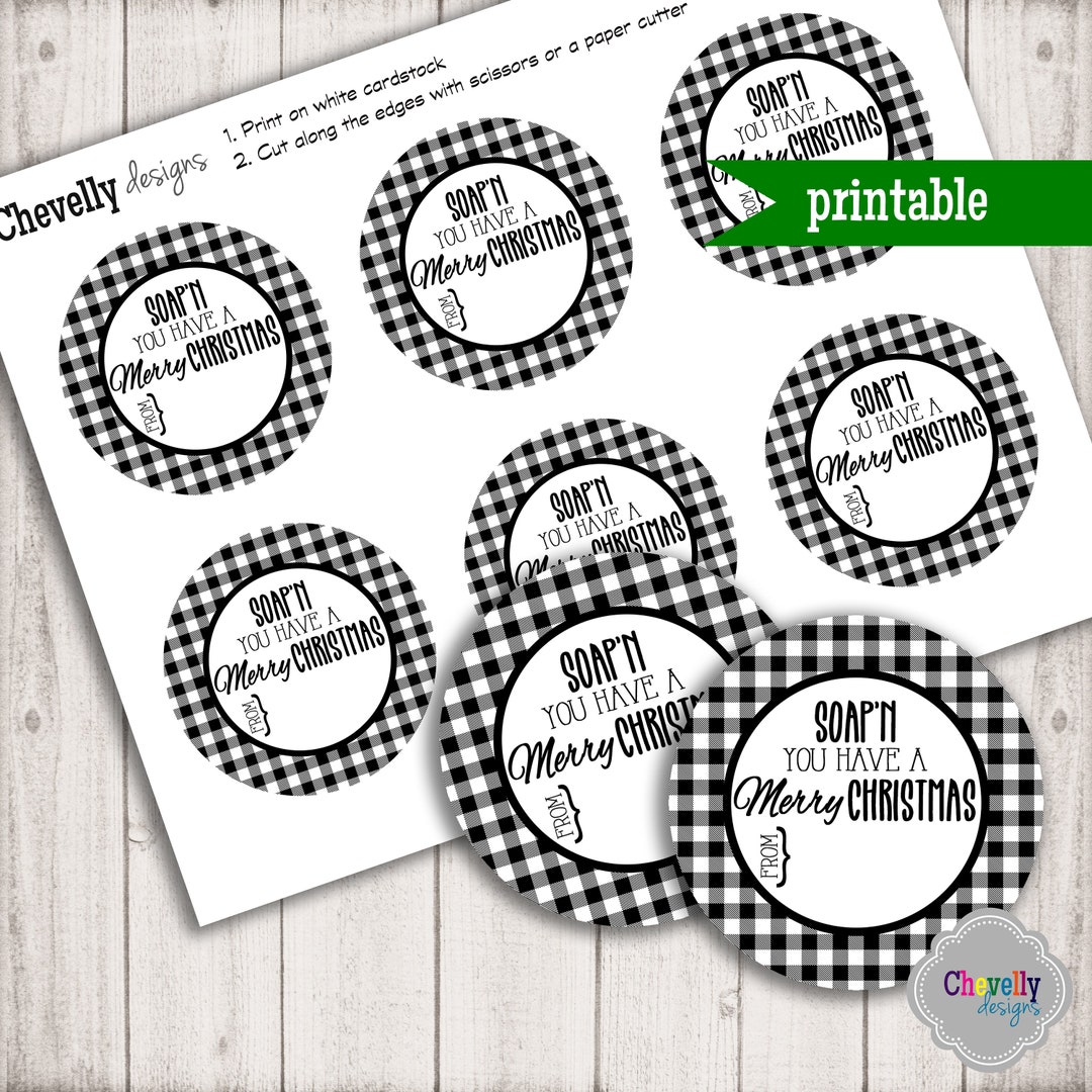 Christmas SOAP Gift Tag Printable Holiday Teacher - Etsy