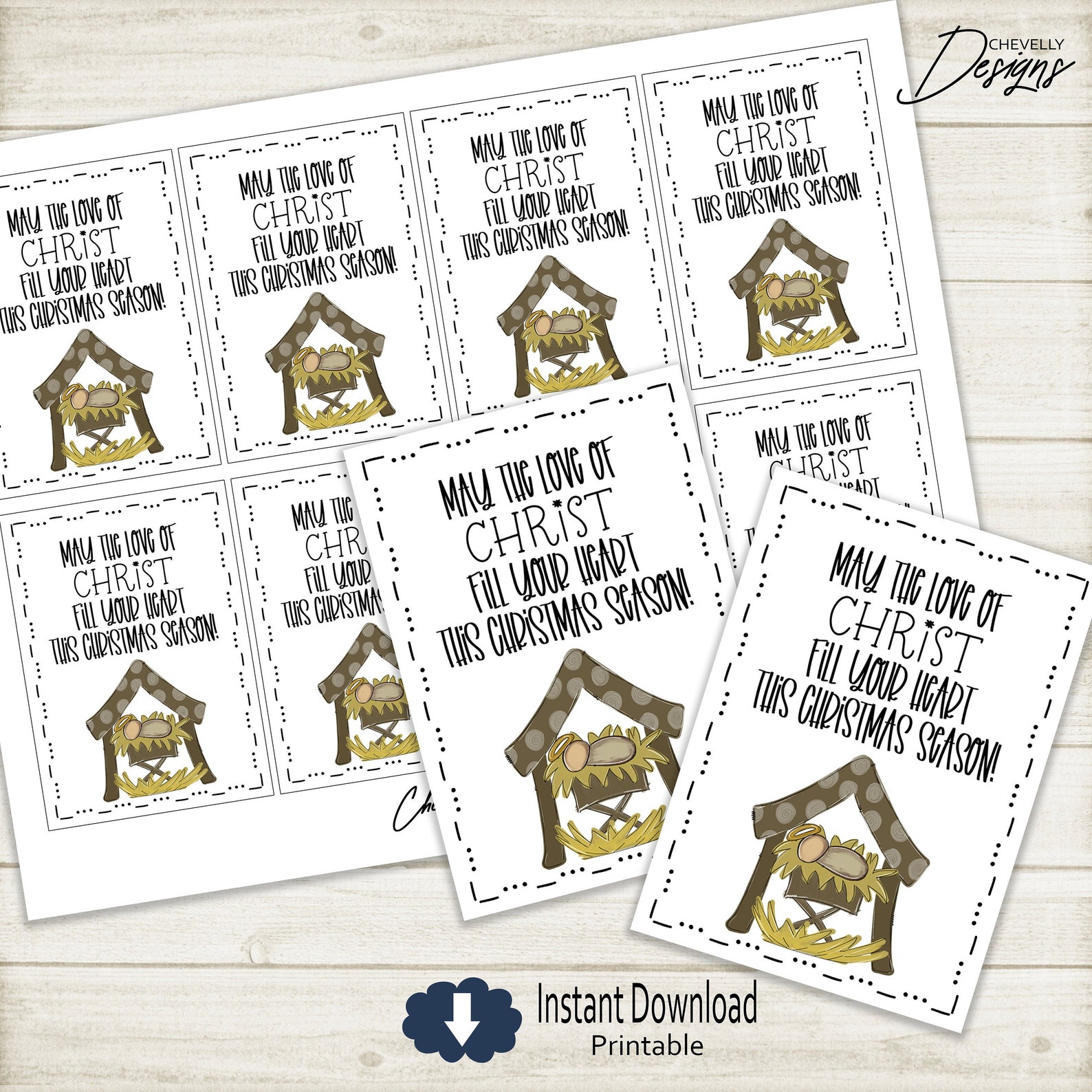 Nativity Christmas Gift Tags Printable Digital File Etsy Nativity Christmas Gift Tags Printable Digital File Etsy