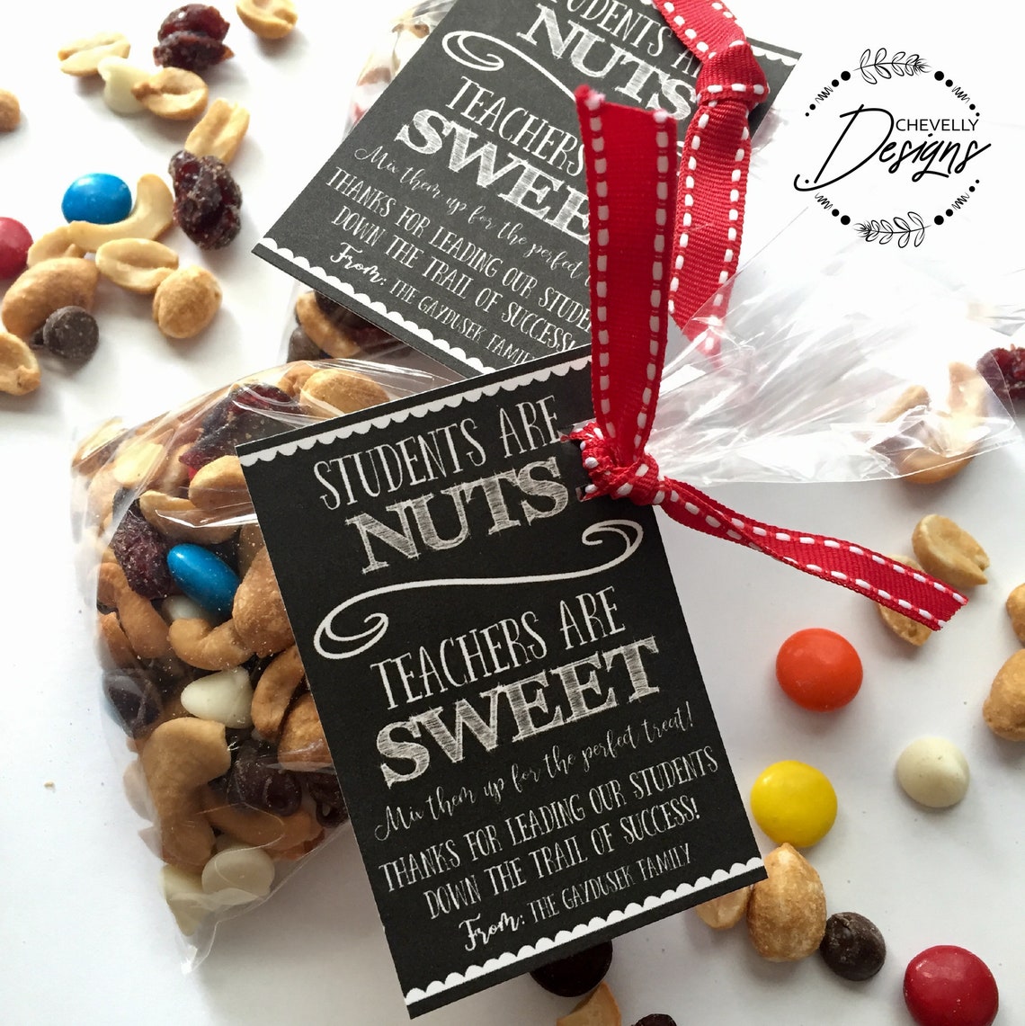 Personalized Trail Mix Gift Tags Printable Digital File Etsy