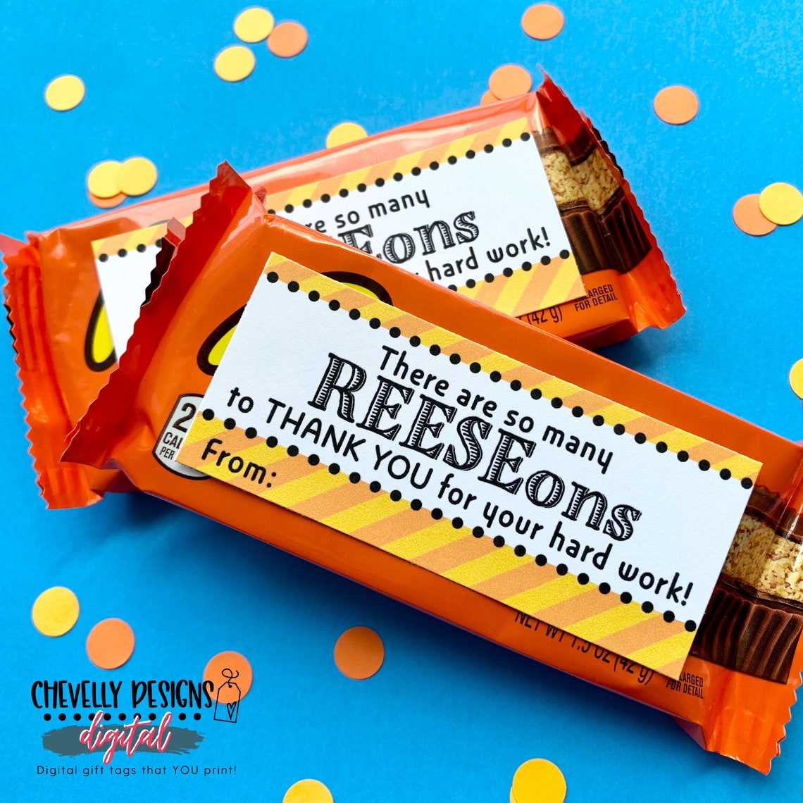 Printable There Are So Many Reese ons To Thank You For Your Etsy UK