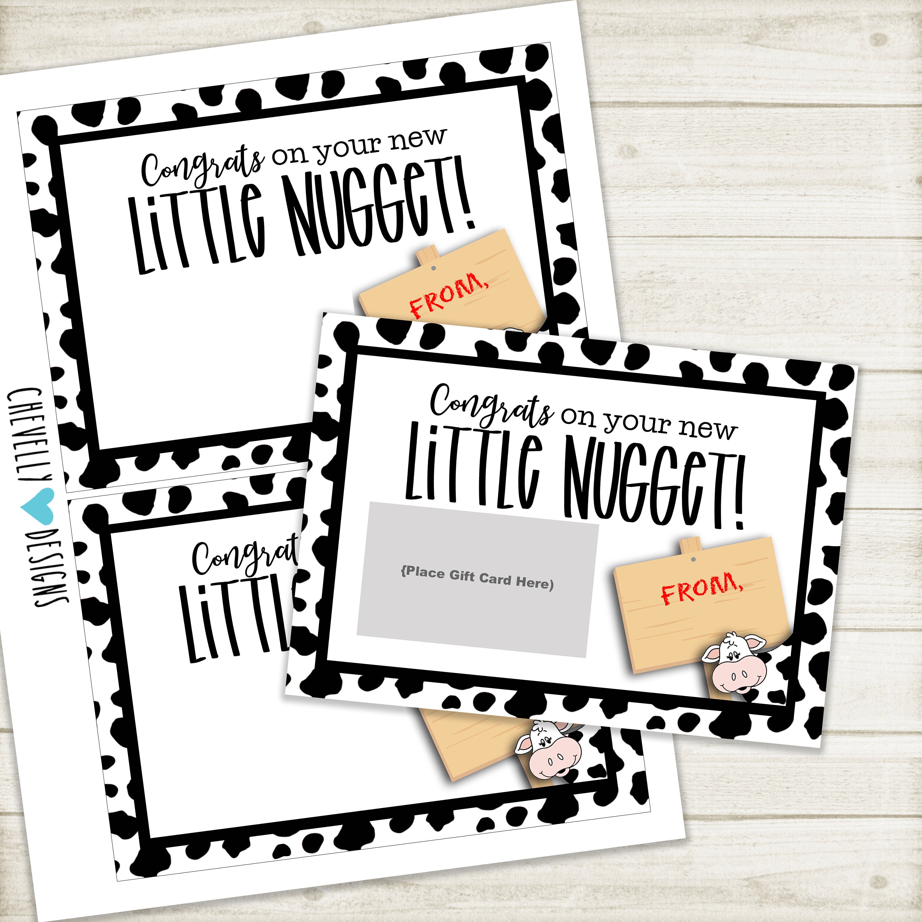 Printable 5x7 Chick-fil-A Gift Card Holder | Etsy
