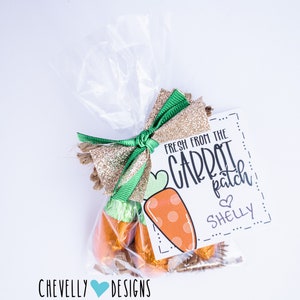 Carrot Gift Tags | Printable - Digital File | Spring, Easter | HT094 ...