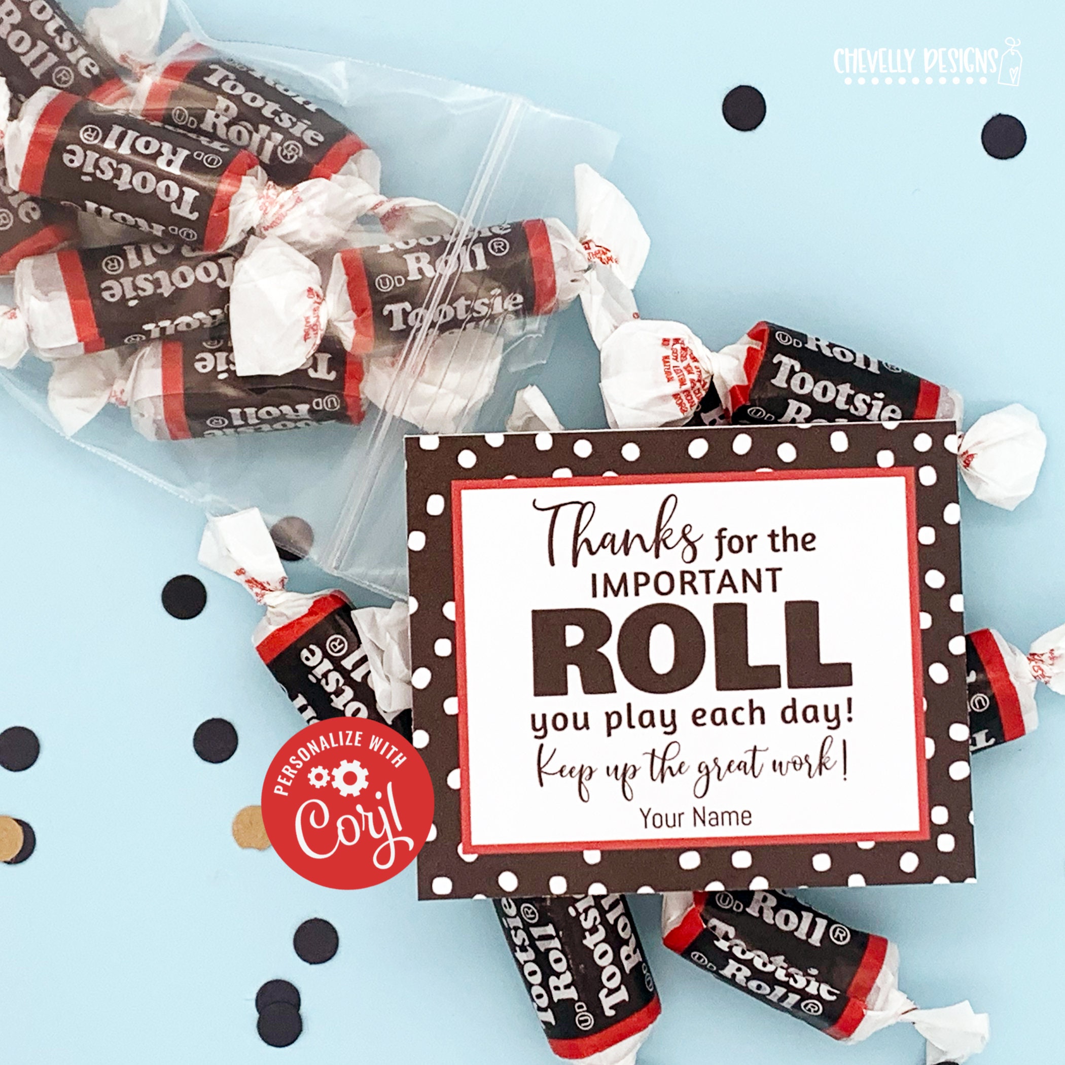 Editable Thanks for the Important Roll role You Play Printable Digital File  Ht056c 