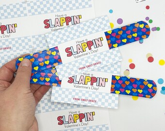 Editable Printable Valentine Cards, Have a Slappin Valentine's Day, VAL023