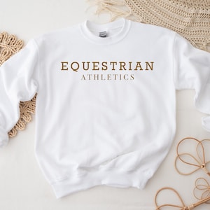 Equestrian Athletics /// Horseback Riding Shirt // Unisex Heavy Blend Crewneck Sweatshirt