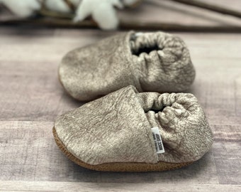 Trendy Baby Moccasins - Caramel Velvet