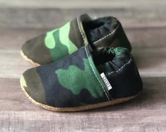 Trendy Baby Moccasins - Camo