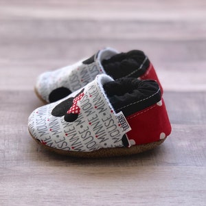 Trendy Baby Moccasins - Minnie Mouse