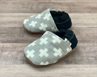 Trendy Baby Moccasins - Jumbo Swiss Cross