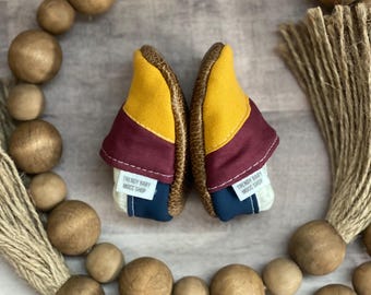BUY 2, GET 1 FREE: Baby boy shoes, baby booties, brown baby moccasins, Trendy Baby Moccasins - Navy, maroon, mustard