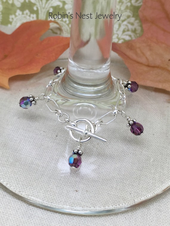 Elegant Swarovski Silver Charm Bracelet s-l400.jpg main image 3