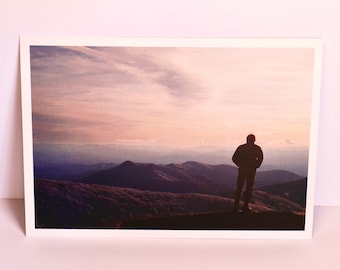 Lone Warrior - Landscape Photography Art Print Postcard