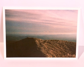 Shadowed Mountain - Landscape Photography Art Print Postcard
