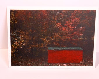Barn - Landscape Photography Art Print Postcard