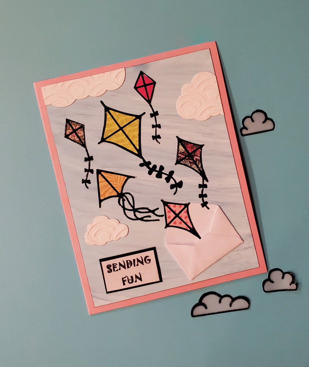 Sending Fun With Kites Care Etsy