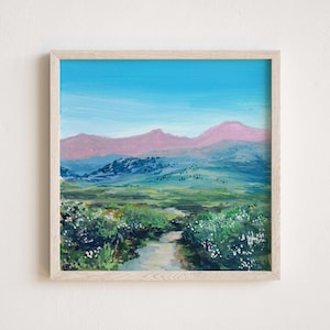 Bierstadt Fine Art Print, &quot;Hiking Bierstadt&quot;, Colorado Print, Guanella Pass, 8x8, 10x10, 12x12, 14x14, 16x16