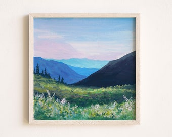 Guanella Pass Fine Art Print, "Mountain Breeze", Colorado Print, Guanella Pass, 8x8, 10x10, 12x12, 14x14, 16x16