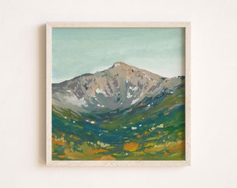 Hunter Pass, Colorado Watercolor Print, Giclee Fine Art Reproduction