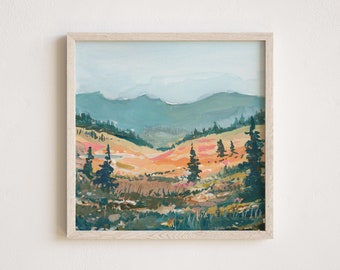 Colorado Watercolor Print, "Where Autumn Lives", by Hannah Beimborn